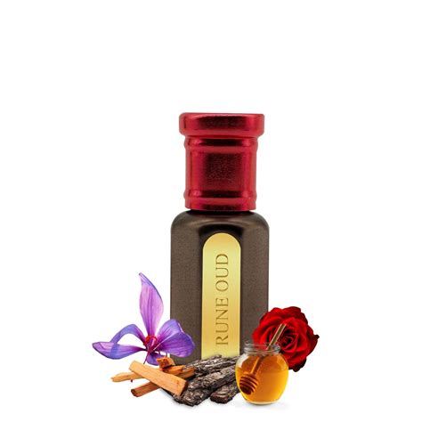 RUNE OUD Unisex Attar Perfume | Blend Of Rose, Saffron, Sandalwood Oil ...