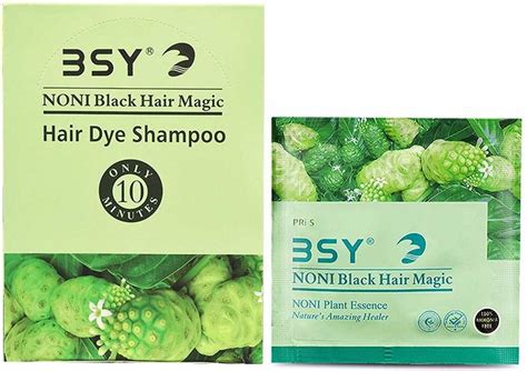 BSY Noni Black Hair Magic (12ml X 20 Sachets) | Hair Dye | Hair Colour ...
