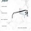 JAQUAR Fusion Series Wall Mounted HOT and Cold Basin Mixer/TAP (Chrome ...