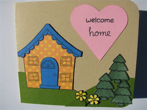 Puppy Kisses and Paper Dreams: Welcome Home Card (09/21/2012)