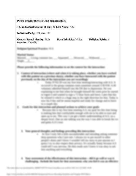 Image result for Process Recording Psych Example