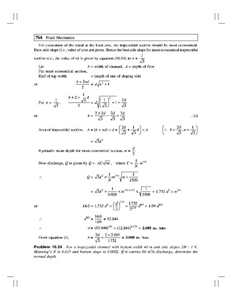 Fluid Mechanics and Hydraulic Machines - Fluid Mechanics And Fluid Flow ...