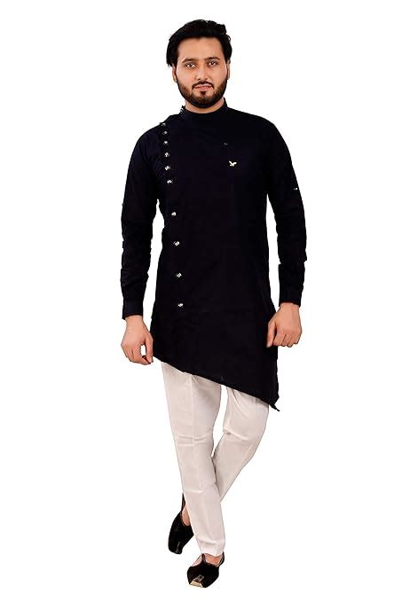 Buy Pro-Ethic Style Developer Men's Cotton Solid Straight Kurta for Men ...