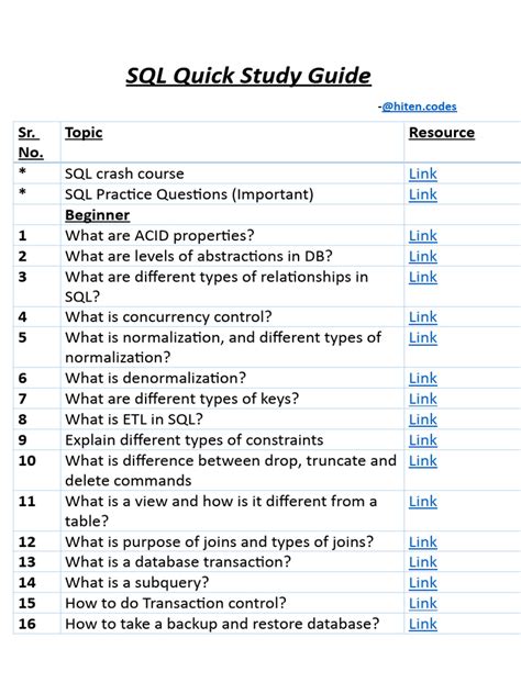 Image result for SQL Tutorial PDF Download