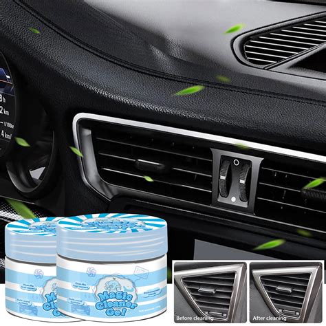 Car Cleaning Gel Universal Detailing Kit Automotive Dust Car Crevice Cleaner Slime Auto Air Vent ...