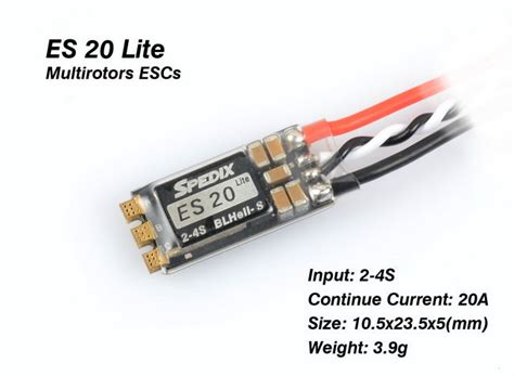 Spedix ES 20A 2-4S BLHeli_S ESC – RC Mumbai
