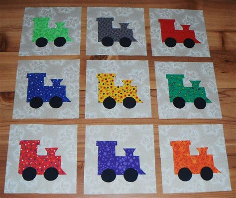 Train Quilt Pattern 的图像结果