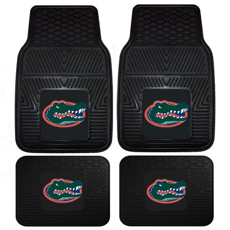 Florida Gators NCAA Front and Rear Logo Rubber Automotive Floor Mats ...