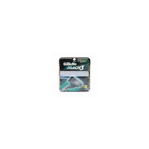 Buy Gillette Mach3 Cartridges, 5 CT (Pack of 3) Online at Lowest Price ...