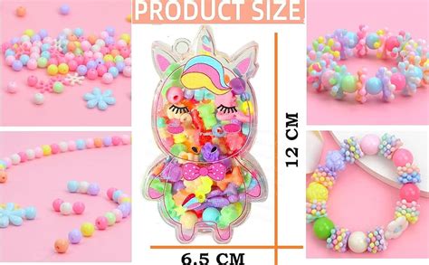 ASFunClub Art And Craft Kit Beads Set For Diy Jewelry Making Beads For ...