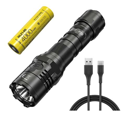 Nitecore p20i sst40-w 1800lm type-c usb rechargeable tactical torch led ...