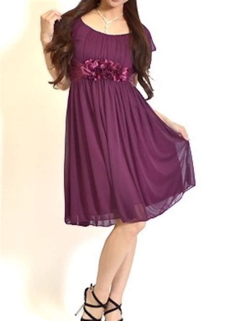 シフォンドレス（ワイン） | HIMECo