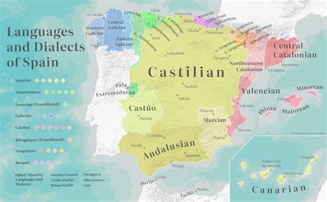 Diverse Linguistic Landscape of Spain Mapped - Vivid Maps