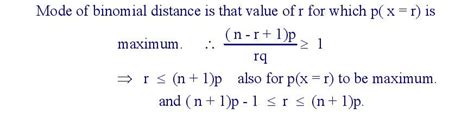 Image result for Mode of Binomial Distribution