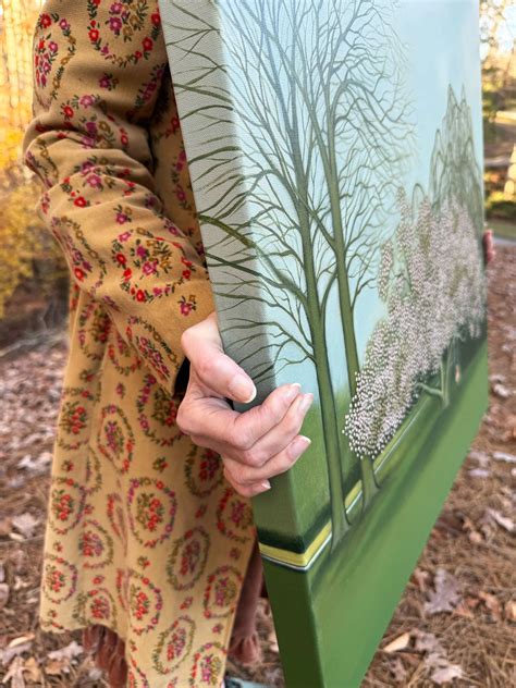 "Herald of Spring" 24x24 Master Work — Amy Grimes • Story Paintings