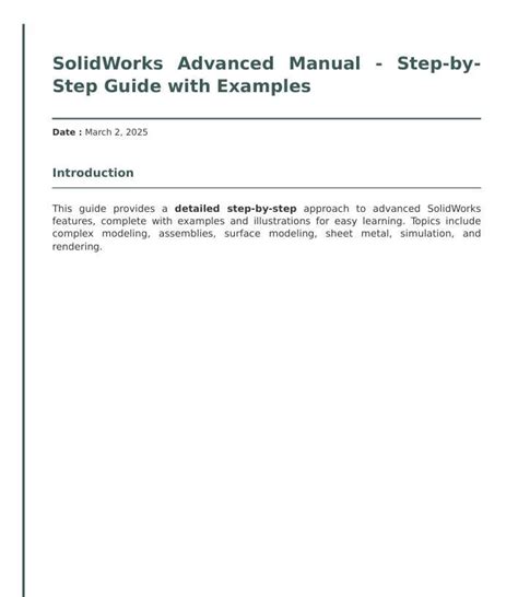 Image result for SolidWorks Software Guide