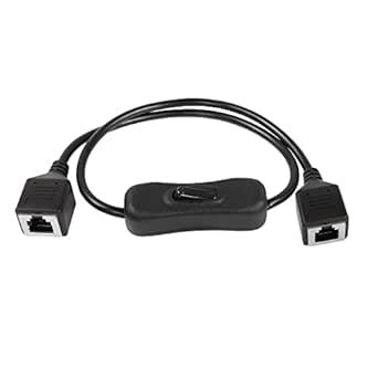 RIIEYOCA RJ12 Telephone Line Switch On/Off 6P6C Female to Female ...