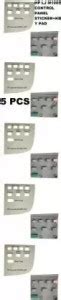 S S Enterprises HP LaserJet M1005 Control Panel Sticker + Panel Pad ...