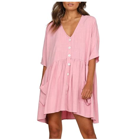 USSUMA Wedding Guest Dress, Long-Sleeves Women Fall Mini Tshirt ...