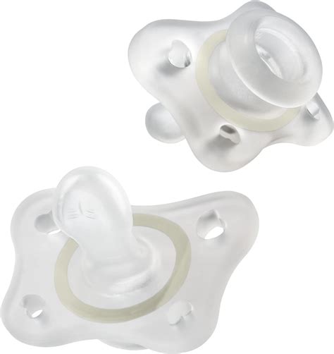 Amazon.com : Minbie Orthodontic Soother Pacifier 2 Pack - Nurtures Breastfeeding & Oral ...