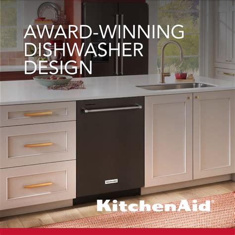 KitchenAid 360 MAX JETS 24-in Top Control Built-In Dishwasher With ...