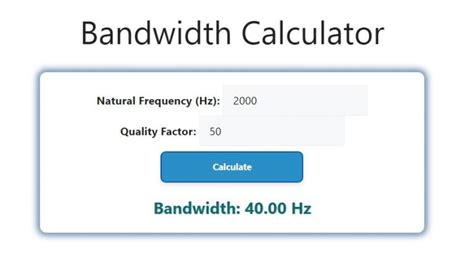 Image result for Computer Science Bandwidth Calculatioon