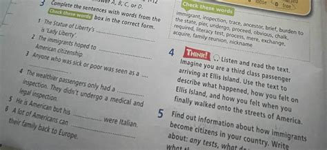 3 Complete the sentences with words from the | StudyX