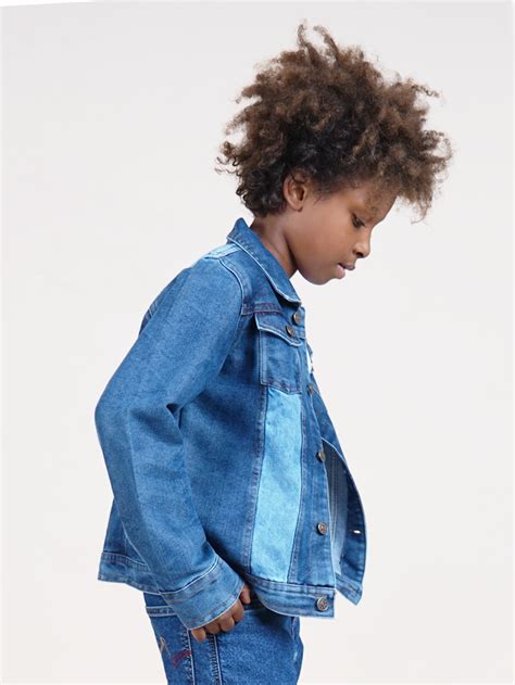 Boys Full Sleeves Denim Jacket With Contrast Wash Effect – Kiddopanti