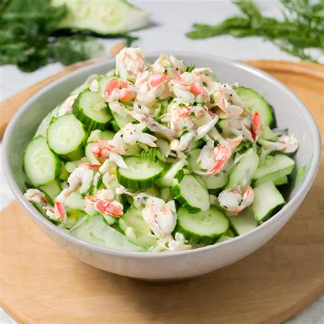 Cucumber Crab Salad Recipe "Quick & Tasty Seafood Dish" - The Fresh Man ...