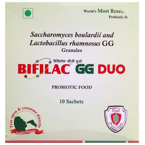 Bifilac GG DUO Sachet Vanilla 1 gm Price, Uses, Side Effects ...