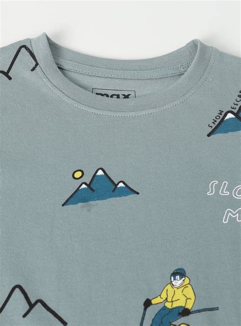 Buy Boys Printed T-shirt Online at just Rs. 199.0 - 1000016178871 | Max ...