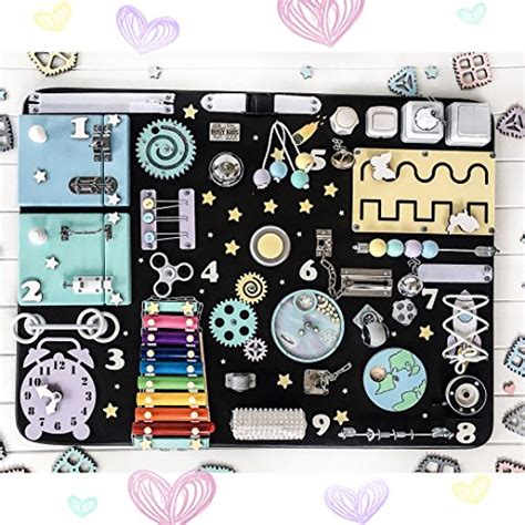 Smartkids Wooden Activity Board Based On The Montessori Learnings Locks ...