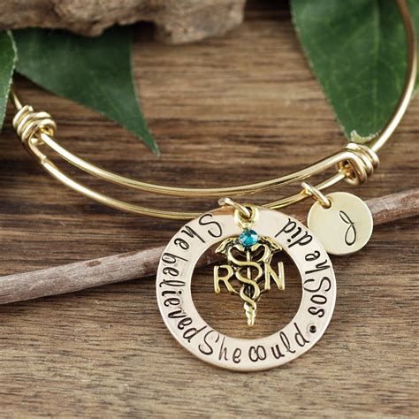 Graduation Gift for Nurse Nurse Bracelet RN Graduation Gift | Etsy