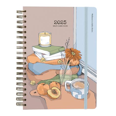Buy KokonoteDiary 2025 A5 Week To View - Self-Care Club | January 2025 ...