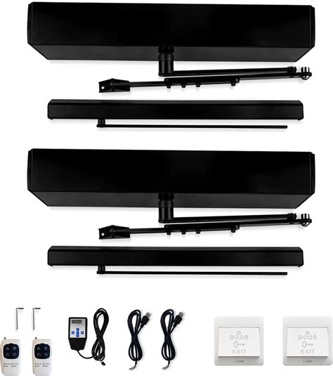 Buy Automatic Double Door Opener Black Color Olide-120B,Auto Open ...