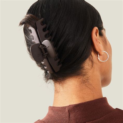 Buy Extra Large Brown Claw Clip Online - Accessorize India
