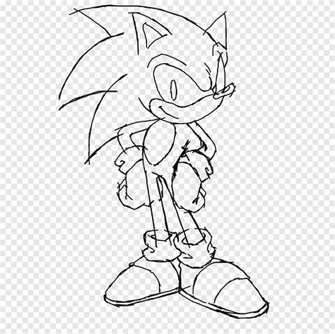 Line art Sonic the Hedgehog Sonic Heroes Shadow the Hedgehog Drawing ...
