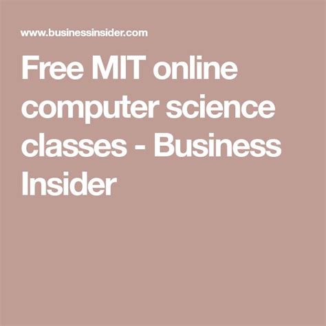 MIT Computer Science Lectures 的图像结果