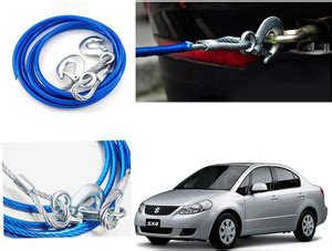 Shop Buy Auto Car Cable Towing Rope for Maruti Suzuki SX4 with 7 Ton ...