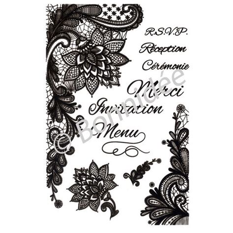 Marriage Dentelle - Stamp – CRAFTERS CORNER