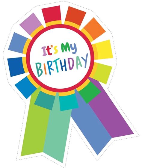 Its my bday card! | Birthday badge, Preschool art activities, Birthday