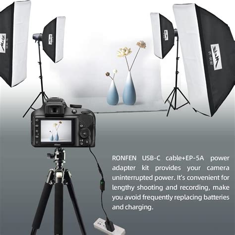 Buy RONFEN EP-5A DC Coupler Power Connector EN-EL14 EN-EL14a Dummy ...