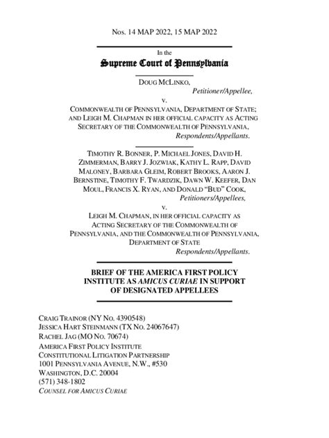 Fillable Online Supreme Court of Pennsylvania Appeal Docket Sheet ...