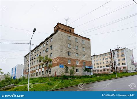 Architecture of Magada, Russian Federation Editorial Stock Image ...