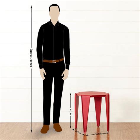 Buy Helix Side Stool - Red from Home Centre at just INR 2299.0