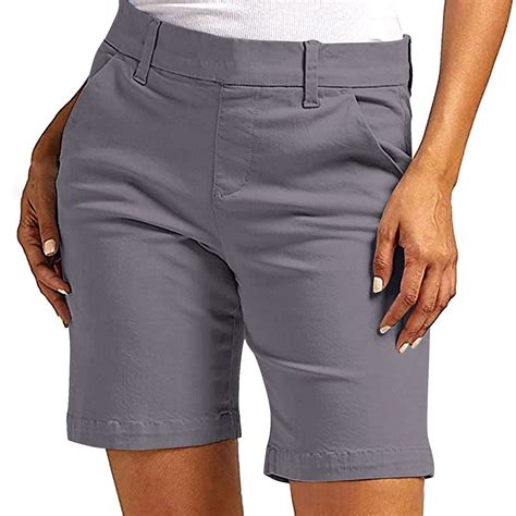 Womens Bermuda Shorts Knee Length,Vacation Bermuda Shorts for Women ...