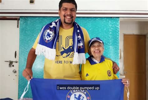 85YearOld Chelsea Fan Kusum Kaneriya Stays Up Till 2 AM To Watch ...