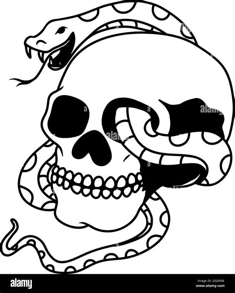 Pencil Drawings Of Skulls And Snakes