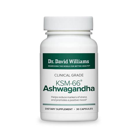 Buy Dr. David Williams Clinical Grade KSM-66 Ashwagandha (600 mg) Helps ...