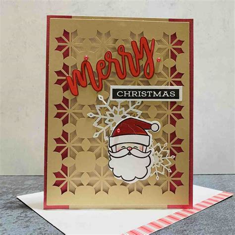 Merry Christmas Handcrafted Greeting Card